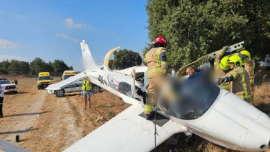 Photo of مصرع شخص بتحطم طائرة خفيفة جنوب حيفا