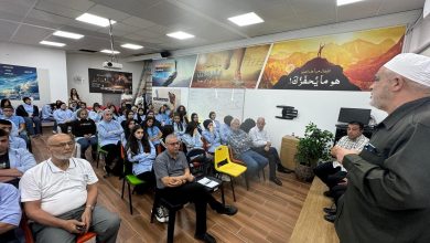 Photo of تمهيدا لتوزيع رسالة طلابنا هيا الى المعالي..  ثانوية التسامح بأم الفحم تستقبل الشيخ رائد صلاح في محاضرة عن قيمة العلم