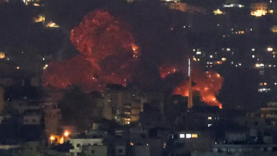 Photo of غارات إسرائيلية عنيفة على الضاحية الجنوبية وحزب الله يتصدى لمحاولة توغل