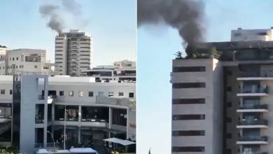 Photo of مسيرة تنفجر في مبنى جنوب تل أبيب