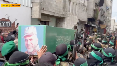 Photo of جماهير غفيرة تشيّع جثمان مروان عيسى بجنازة شعبية وعسكرية وسط غزة