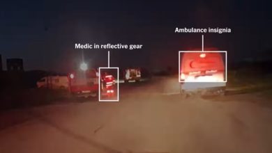 Photo of مقطع مصور يفند ادعاءات الاحتلال حول جريمة اغتيال 15 من عمال الإغاثة في رفح