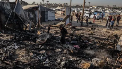 Photo of الحرب على غزة: غارات الاحتلال تستهدف خيام النازحين