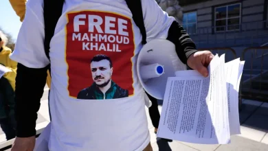 Photo of الولايات المتحدة.. الفلسطيني محمود خليل يصف اعتقاله بـ”الاختطاف”