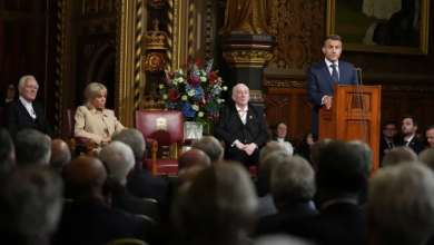 Photo of وسط احتفاء بريطاني.. ماكرون يدعو لإنهاء الاعتماد الأوروبي على أميركا والصين