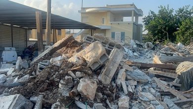 Photo of هدم منزل في قرية الزرازير
