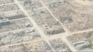 Photo of صور صادمة من سماء غزة