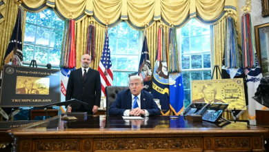 Photo of ترامب يبحث مع قادة دول عربية وإسلامية الحرب على غزة