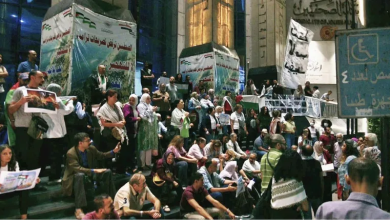 Photo of وقفة احتجاجية أمام نقابة الصحفيين بالقاهرة رفضا لاستمرار “كامب ديفيد”
