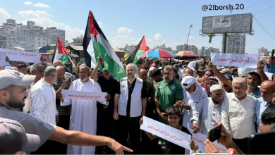 Photo of مسيرة أكفان تتحدى الاحتلال في مدينة غزة.. “النزوح إلى السماء فقط” (شاهد)‏