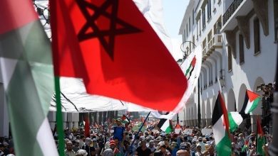 Photo of مئات المغاربة يتظاهرون في تطوان دعما لأسطول الصمود ورفضا للإبادة بغزة