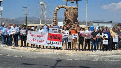 Photo of وقفتان احتجاجيتان في عرّابة وكابول، ضد الإبادة على غزة.