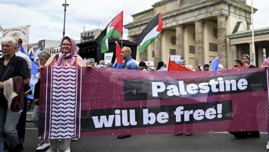 Photo of آلاف يتظاهرون في برلين رفضًا للإبادة الإسرائيلية في غزة ومطالبة بوقف تسليح تل أبيب