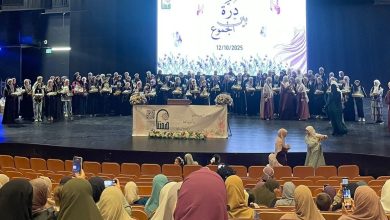 Photo of الناصرة تحتفي بمئة درّة من بناتها في حفل ارتداء الحجاب