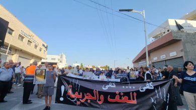 Photo of مظاهرة قطرية في كفر ياسيف تنديدًا بتفاقم جرائم القتل وتواطؤ الشرطة الإسرائيلية