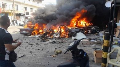 Photo of الصحة اللبنانية: شهيدان  و7 جرحى جراء غارة إسرائيلية على مركبة قضاء النبطية في جنوب لبنان