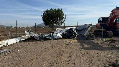 Photo of إكسال: السلطات الإسرائيلية تهدم منشأة زراعية