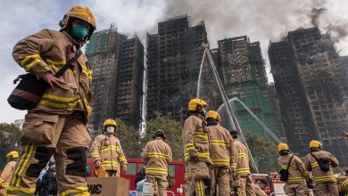 Photo of 128 قتيلا في حريق هونغ كونغ والبحث مستمر عن عشرات المفقودين