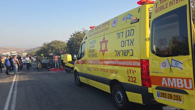 Photo of مصرع امرأة من طوبا الزنغرية وإصابة آخرين في حادثي طرق شماليّ البلاد ووسطها