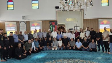 Photo of وفد مقدسي برفقة خطيب المسجد الأقصى الشيخ د. إياد العباسي في زيارة إلى دير حنا