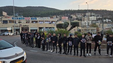 Photo of العشرات في وقفة احتجاجية بدير حنا تنديدًا بجريمة قتل الشاب رياض محمد سالم (شاهد)