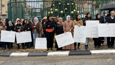 Photo of وقفة احتجاجية في طرعان ضد جريمة قتل عماد بكارنة