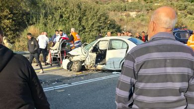 Photo of مصرع رجل ستيني وإصابة ابنته في حادث سير قرب نحف