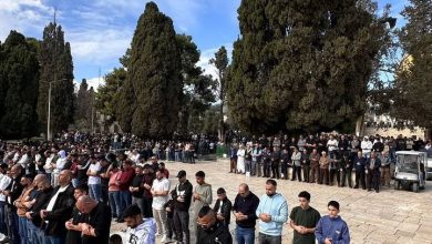 Photo of 60 ألف مصلّ يؤدون صلاة الجمعة في الأقصى-(صور)