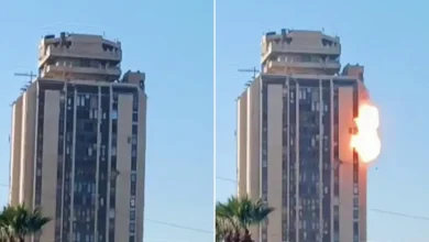 Photo of طائرة مسيّرة تستهدف مبنى محافظة حلب وإصابة مدنيين في حي الفردوس