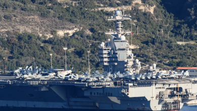 Photo of 150 طائرة وأكبر حاملة مقاتلات.. واشنطن تواصل حشد قواتها تحسبا لاستهداف إيران