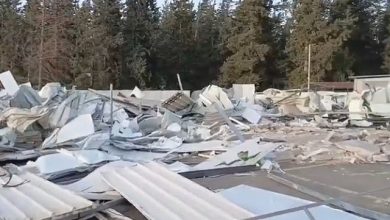 Photo of هدم متجر في كابول (شاهد)