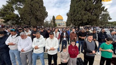 Photo of عشرات الآلاف يؤدون صلاة الجمعة في الأقصى