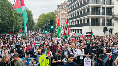Photo of الحكومة البريطانية تحظر مظاهرة مؤيدة للفلسطينيين بزعم “دعم إيران”
