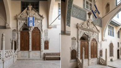 Photo of القصة الكاملة لرفع علم إسرائيل على كنيس بدمشق (شاهد)