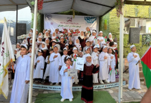 Photo of 65 طفلاً غزياً يُسمّعون أجزاء من القرآن الكريم (شاهد)
