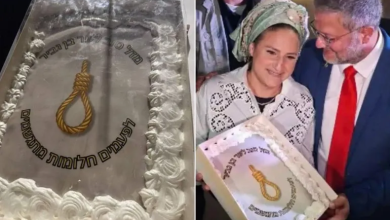 Photo of كعكة “حبل المشنقة” بعيد ميلاد بن غفير تثير جدلا حول إعدام الأسرى الفلسطينيين (شاهد)