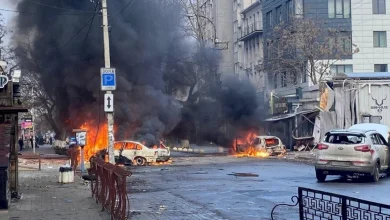 Photo of قتيل و13 جريحًا بقصف روسي كثف استهداف كييف