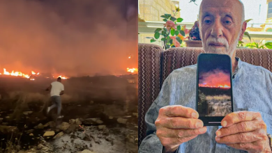 Photo of “أرادوا حرقه حيا”.. مستوطنون يسكبون البنزين على مسن فلسطيني داخل مسجد (شاهد)