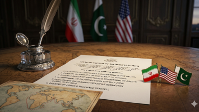 Photo of واشنطن وطهران تتفقان على مذكرة تفاهم تشمل تخفيف العقوبات وإعادة فتح مضيق هرمز