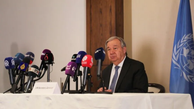 Photo of غوتيريش يدعو إلى دعم دولي “هائل” لسوريا ويطالب إسرائيل بوقف انتهاكاتها