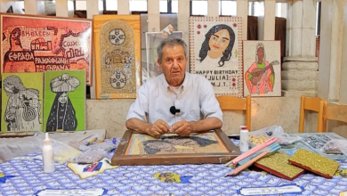 Photo of يعقوب الأطرش.. فنان فلسطيني يكتب التاريخ بالفسيفساء (فيديو)