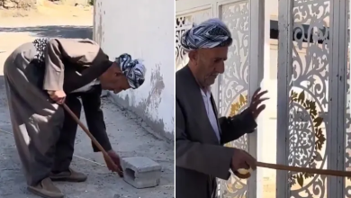 Photo of فقد بصره.. ما قصة الخيط الذي يقود مسنا كرديا إلى المسجد؟ (شاهد)
