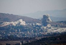Photo of غارات إسرائيلية مكثفة تستهدف بلدات ومناطق في قضاء النبطية جنوبي لبنان